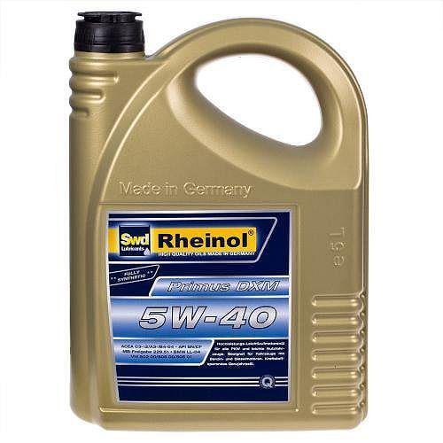 Моторна олива Rheinol Primus DXM 5W-40 5 л Моторна олива Rheinol Primus DXM 5W-40 5 л