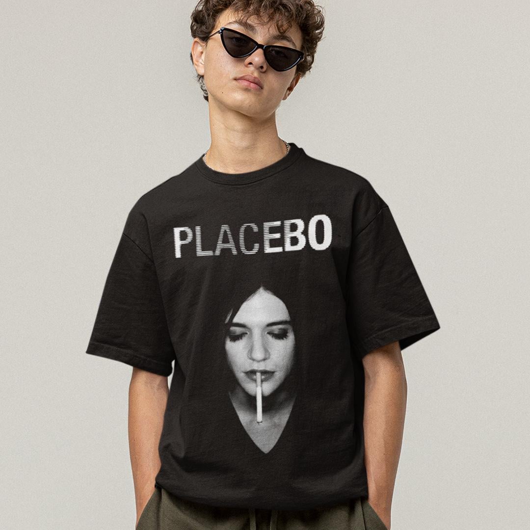 Футболка унісекс Placebo Brian Molko Portrait S Чорний (0000011415)