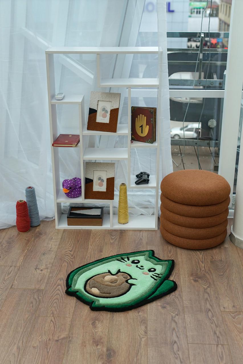 Килим ручної роботи АвоКотик 80x75 см - фото 10 Килим ручної роботи АвоКотик 80x75 см - фото 10