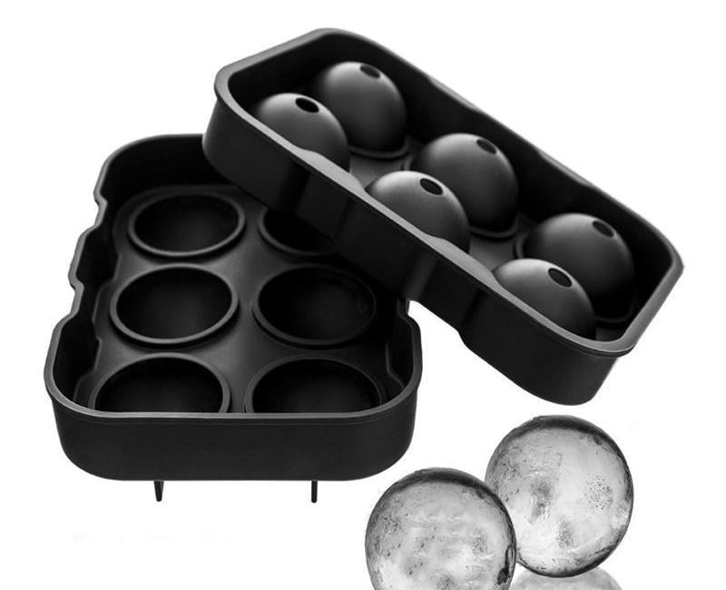 Форма для льда BarTrigger ice010 силиконовая 6 сфер Черный (DR014416)