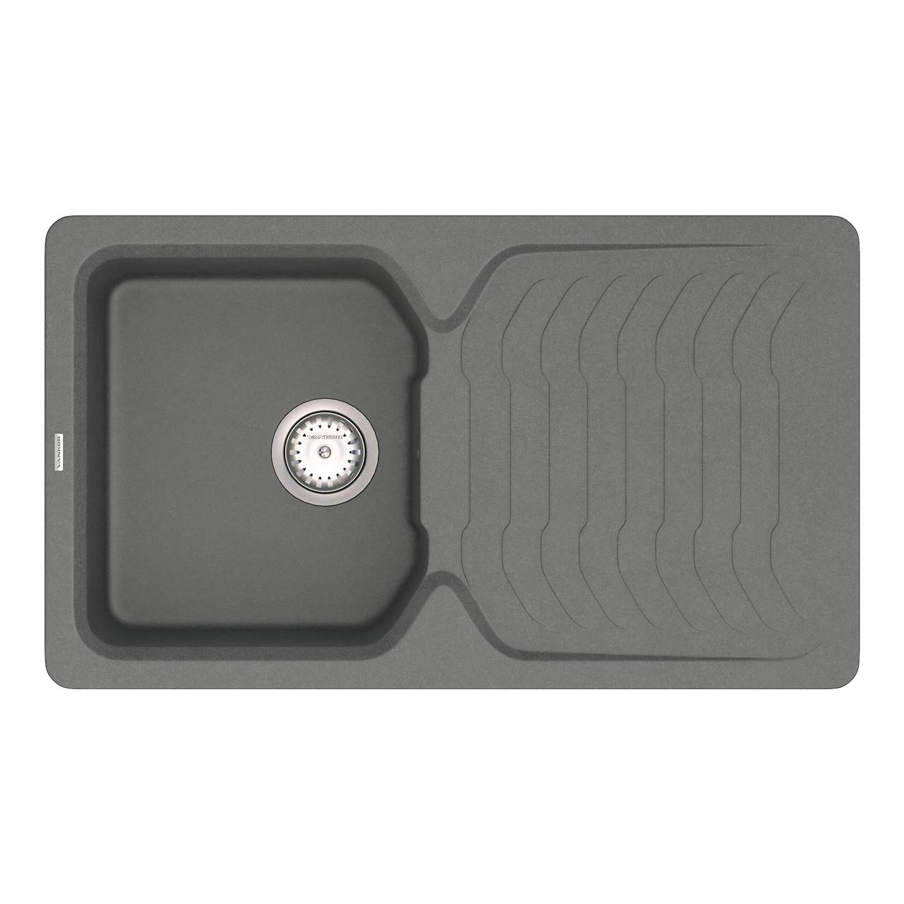 Кухонна мойка с сифоном Sigma SMP 02.85 Gray Кухонна мойка с сифоном Sigma SMP 02.85 Gray