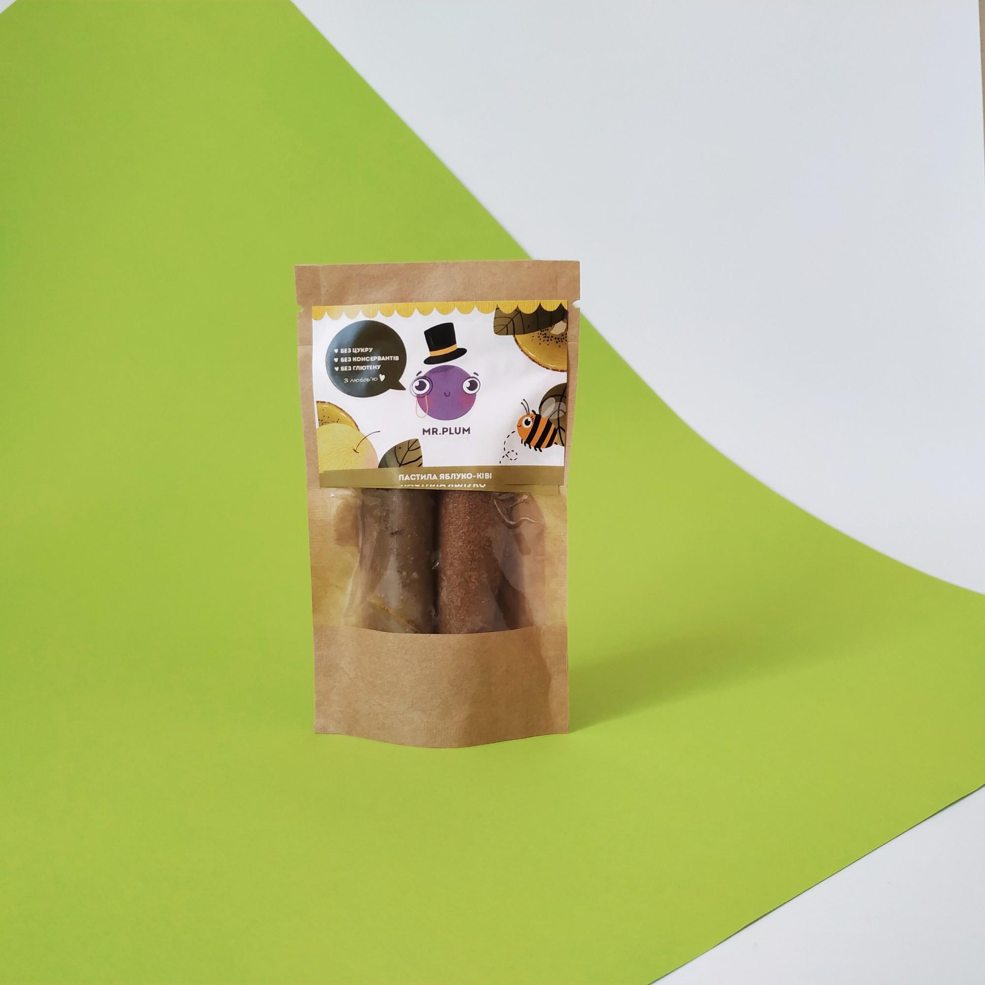 Пастила натуральная Mr.Plum Яблоко-Киви 30 г - фото 2