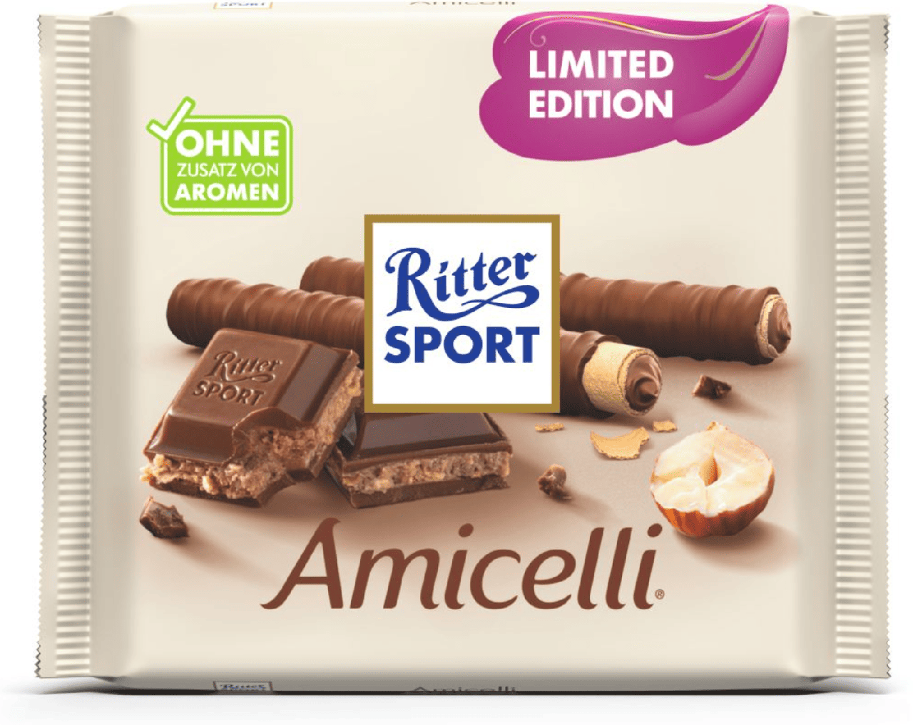 Шоколад Ritter Sport Amicelli Milk Chocolate 100 г (2913336642)