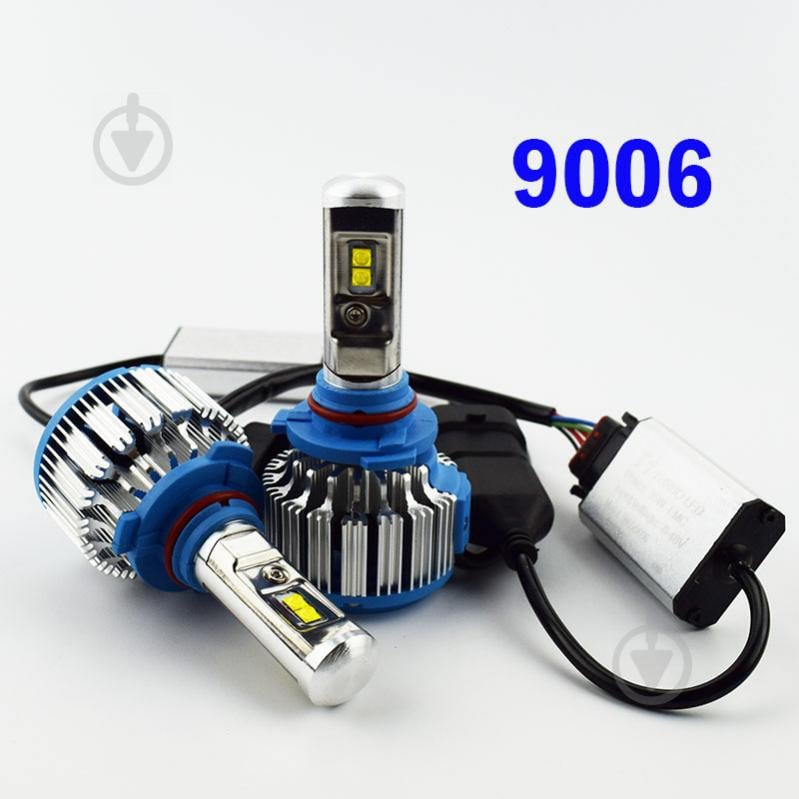 Комплект LED ламп TurboLed T1 HB4 6000K 50W 12/24v CanBus с активным охлаждением