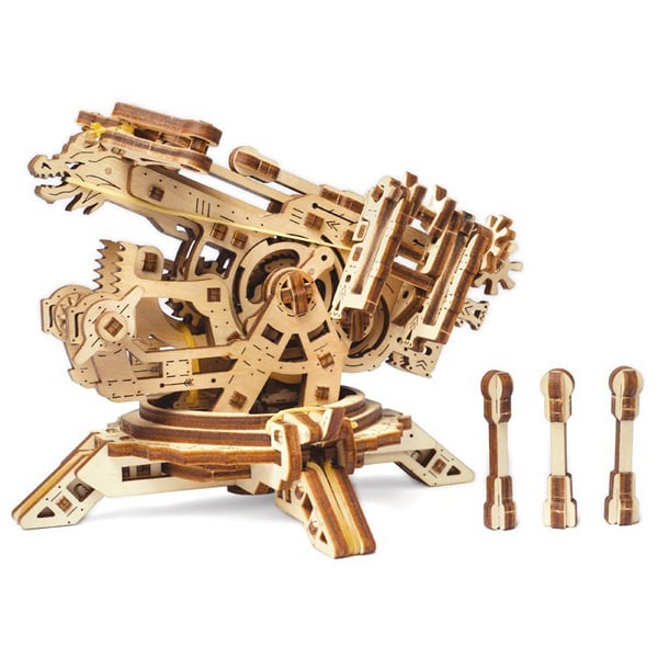 3D пазл механический UGEARS «Башня-Аркбаллиста» - фото 2