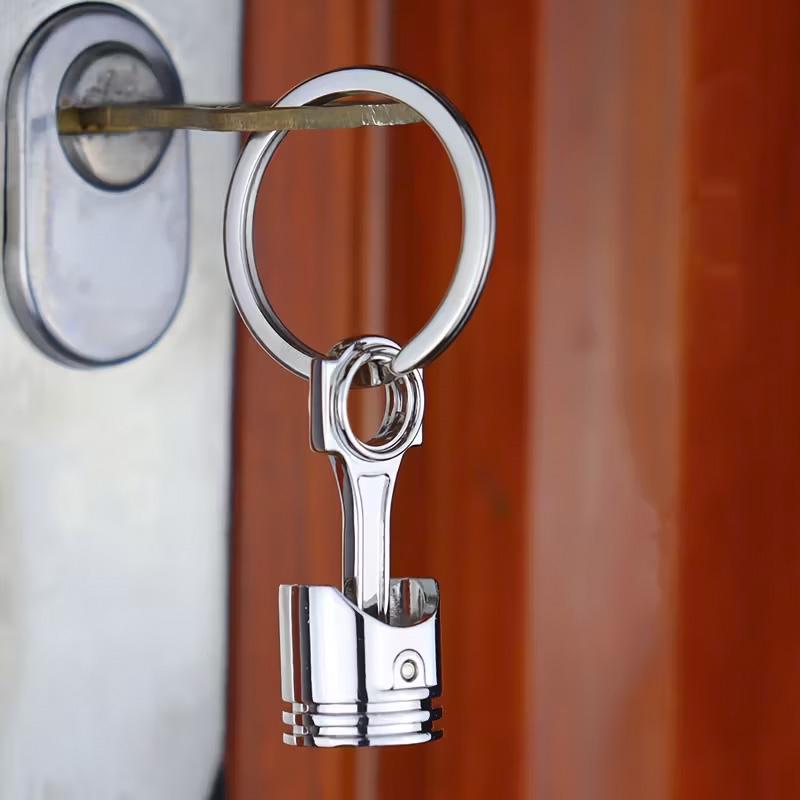 Брелок для ключей Поршень двигателя автомобиля металлический Серебристый (99_12_0_1С) - фото 11