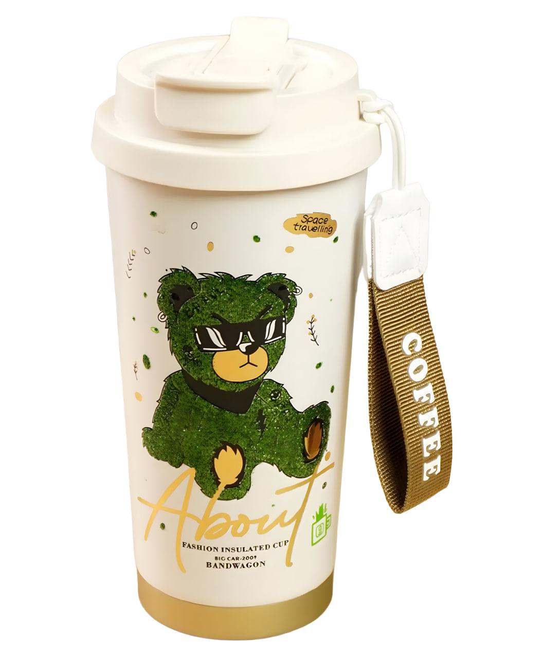 Термочашка About Зеленый мишка 520 мл (BC-0387-5)