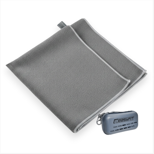 Рушник спортивний EasyFit RoyalWing з мікрофібри з кейсом 90х50 см (20995)