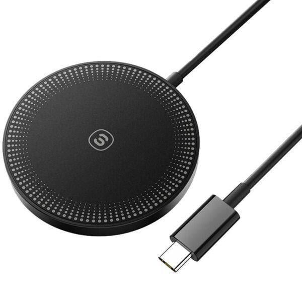 Зарядное устройство для беспроводной связи ESSAGER 15W Magnetic Wireless Charger Black (25397239) Зарядное устройство для беспроводной связи ESSAGER 15W Magnetic Wireless Charger Black (25397239)