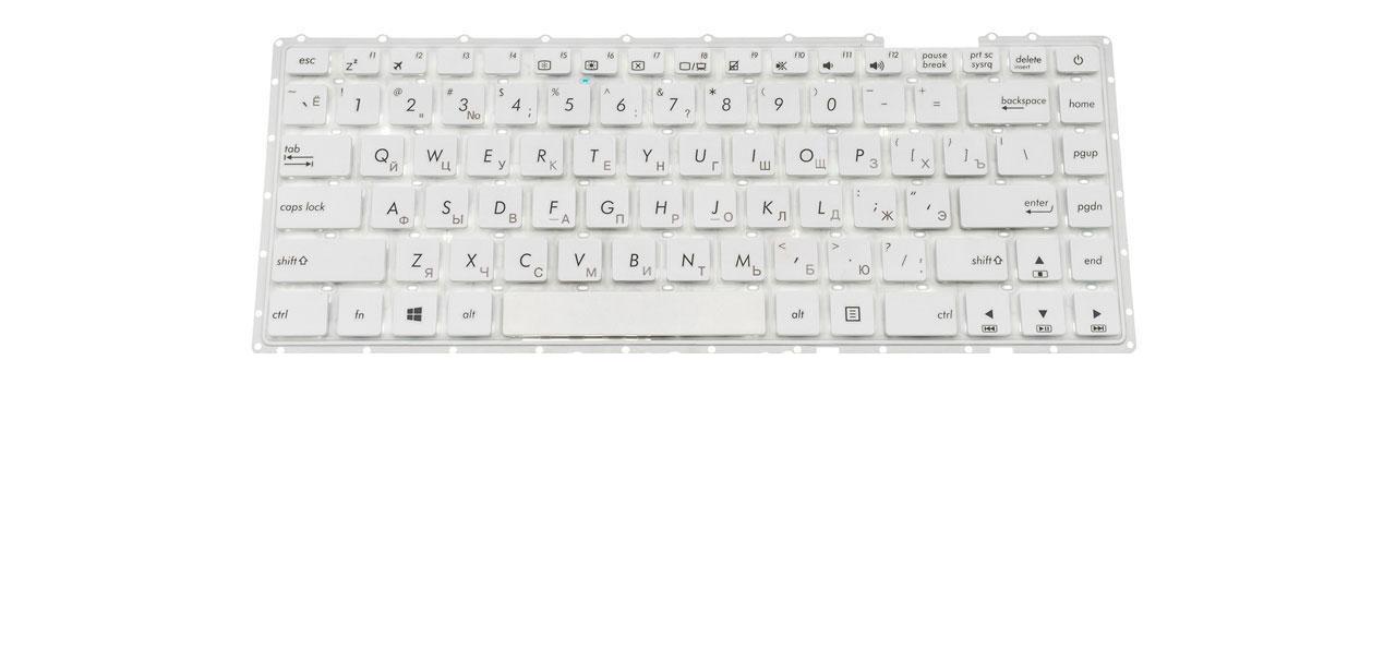 Клавиатура для ноутбука Asus F442 F442UN матовая (0KNB0-410QRU00)