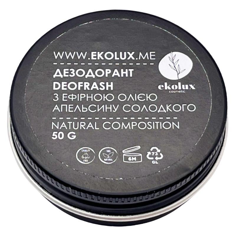 Дезодорант натуральный EKOLUX Солнечный цитрус 50 г (24797)