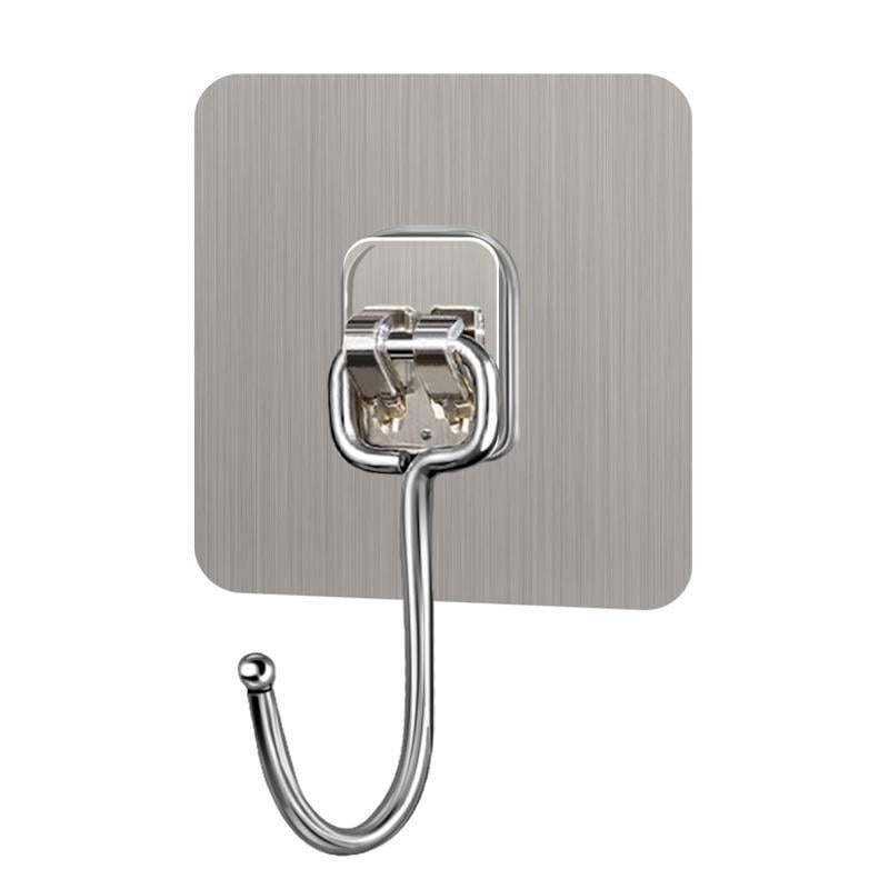 Крючок самоклеющийся с вращением на 180° Серебристый (2499587519) - фото 1