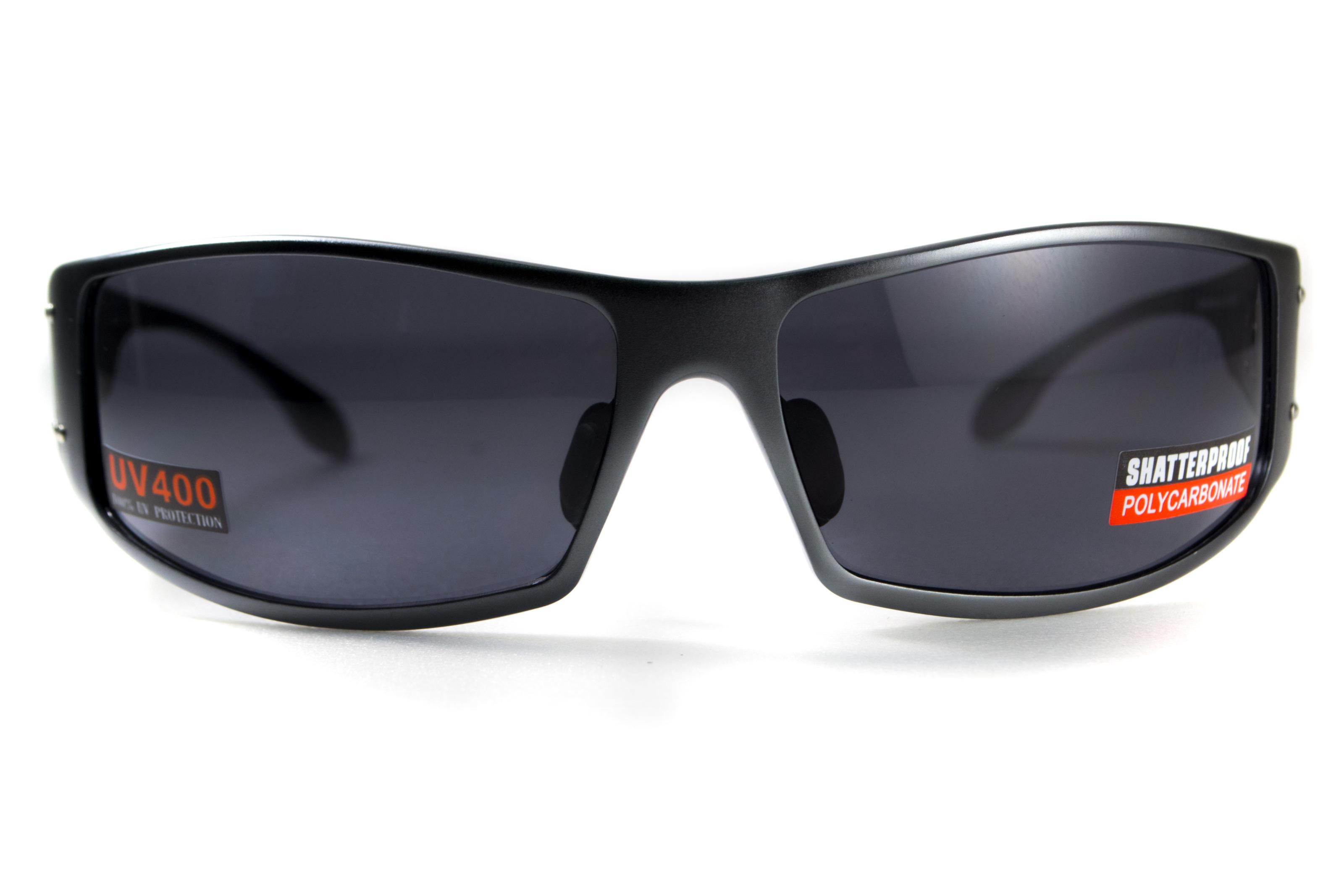 Очки защитные Global Vision BAD-ASS-2 GunMetal Серый