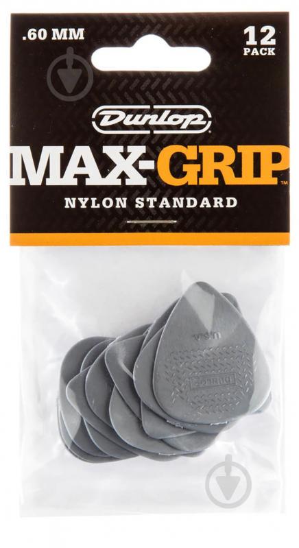 Медиаторы Dunlop 449P.60 Max-Grip Standard Player's Pack 0.60 mm (12 шт.)