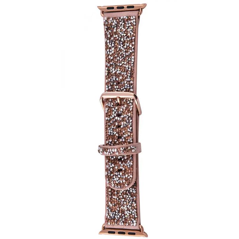 Ремешок Bling World Rock Diamond для Apple Watch 42/44/45 мм Розовый (00000067897_2)