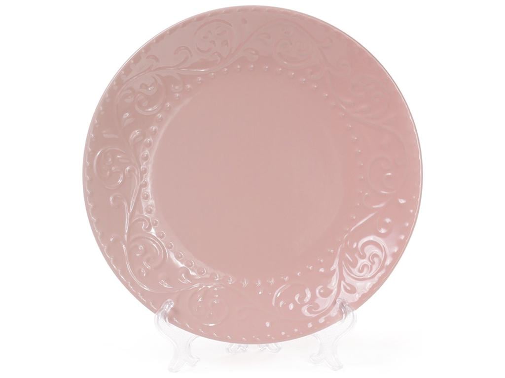 Тарелка обеденная 27,5 см Розовый (BDI-931-193) - фото 1 Тарелка обеденная 27,5 см Розовый (BDI-931-193) - фото 1