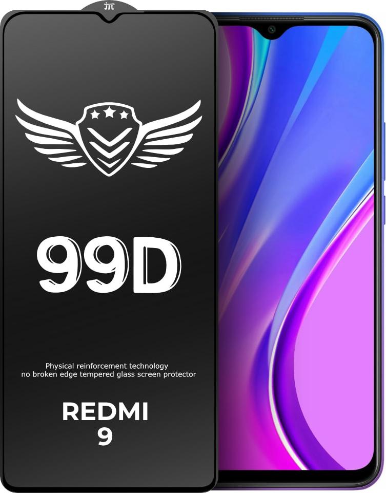 Стекло защитное FlyGuard Xiaomi Redmi 9 Full Glue (32215)