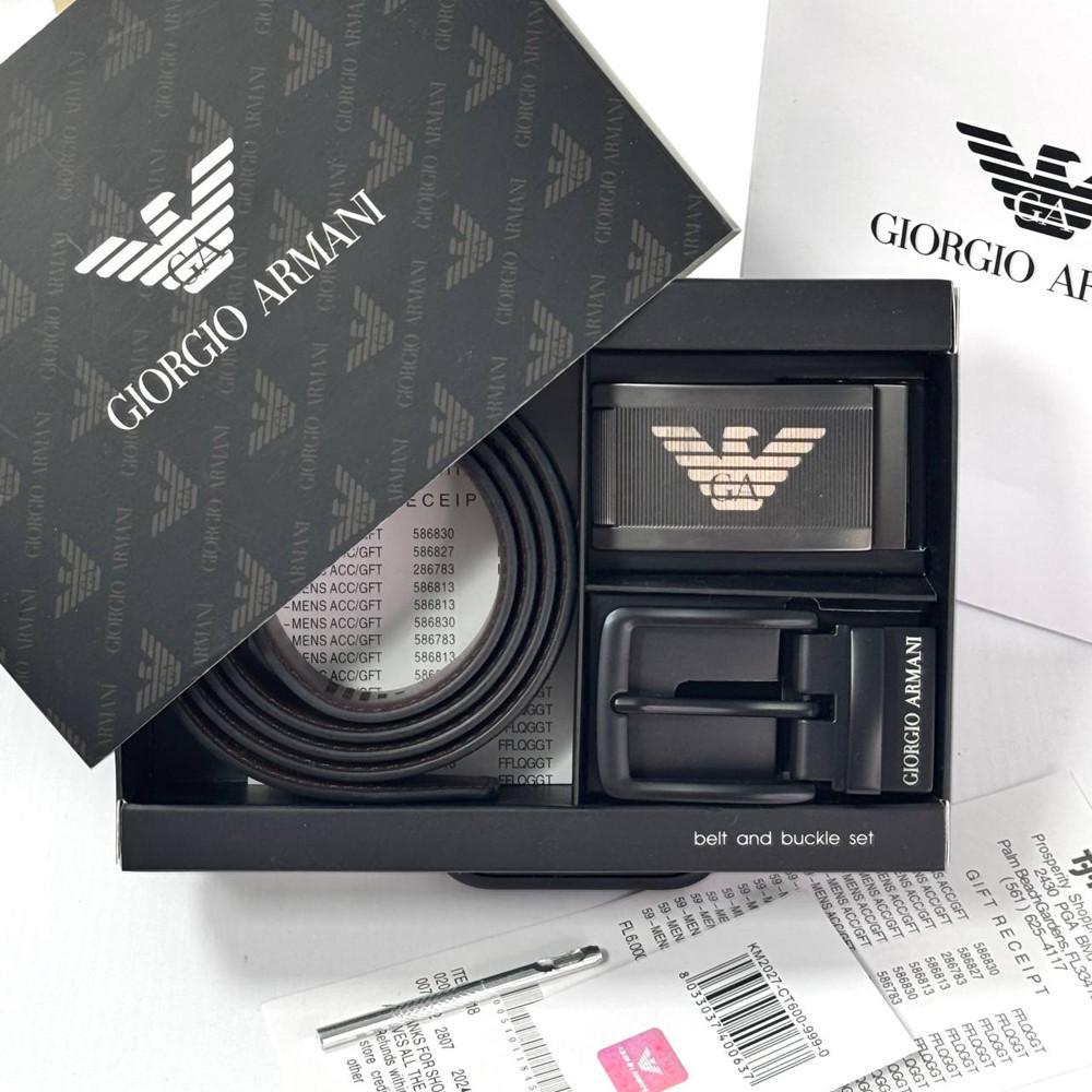 Ремень и две пряжки в подарочной коробке (GA 315 PTR)