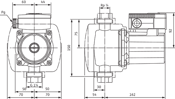 Циркуляційний насос Wilo TOP-Z 20/4 3~400 V PN 10 Inox (2045520) - фото 3