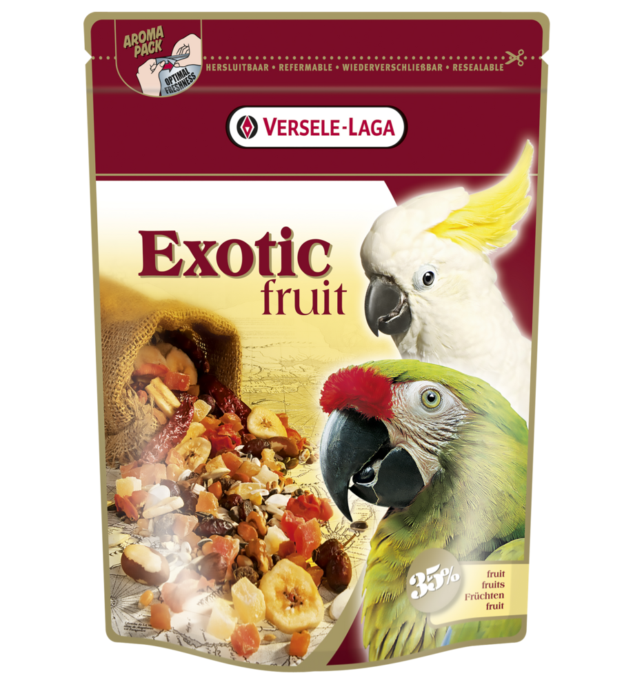 Корм для больших попугаев Versele-Laga Prestige Premium Parrots Exotic Fruit Mix 600 г (5979352)