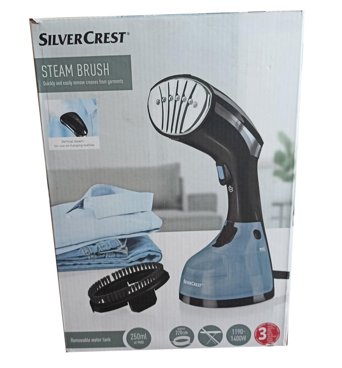 Паровой утюг для одежды с щеткой Silver Crest SDMF 1300 B1 1400 Вт Black/Blue - фото 9