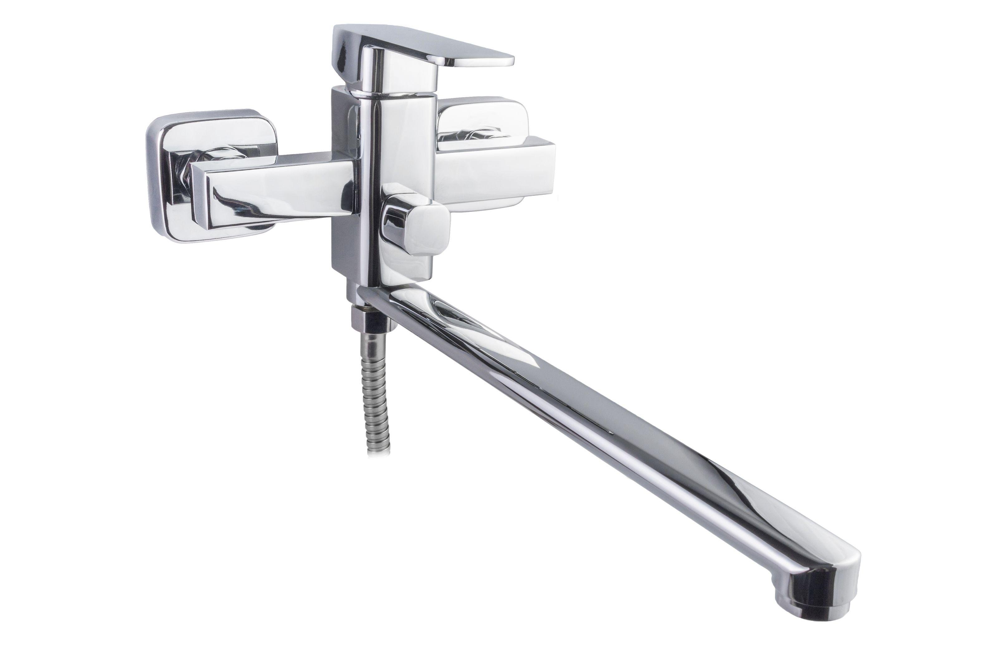 Смеситель для ванны KRONER Ems-C070 CV017358 однорычажный Хром (134679)