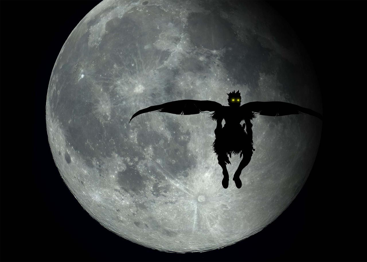 Картина GeekLand Death Note на фоне луны (DN 09.065)