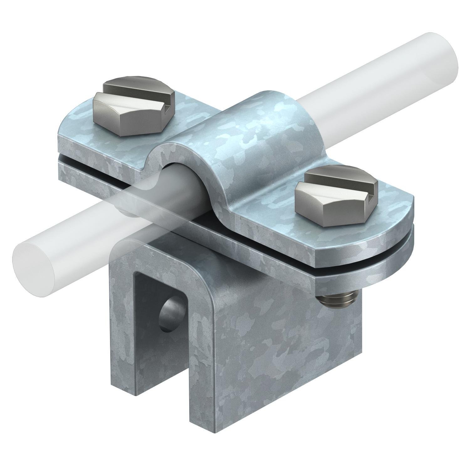 Зажим фальцевый OBO bettermann прута ø 8-10 мм диапазон зажима 10 мм горячеоцинкованная сталь (5317207)