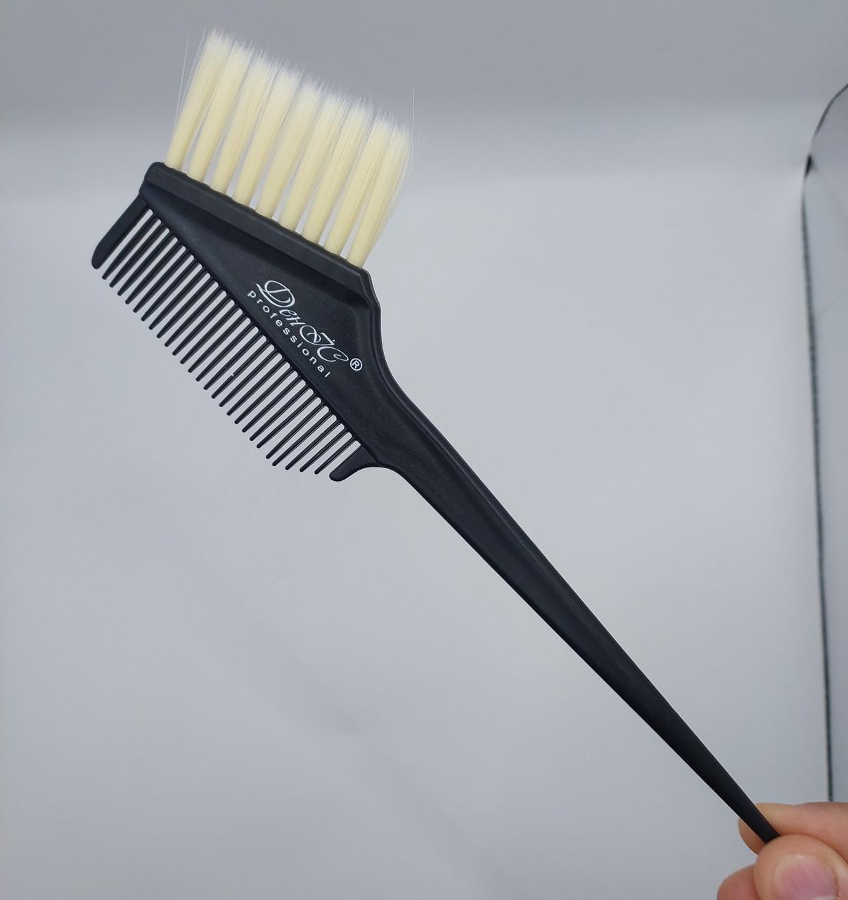 Кисточка-гребешок для окрашивания волос ДенІС professional моноволокно Черный (1453071337) - фото 2