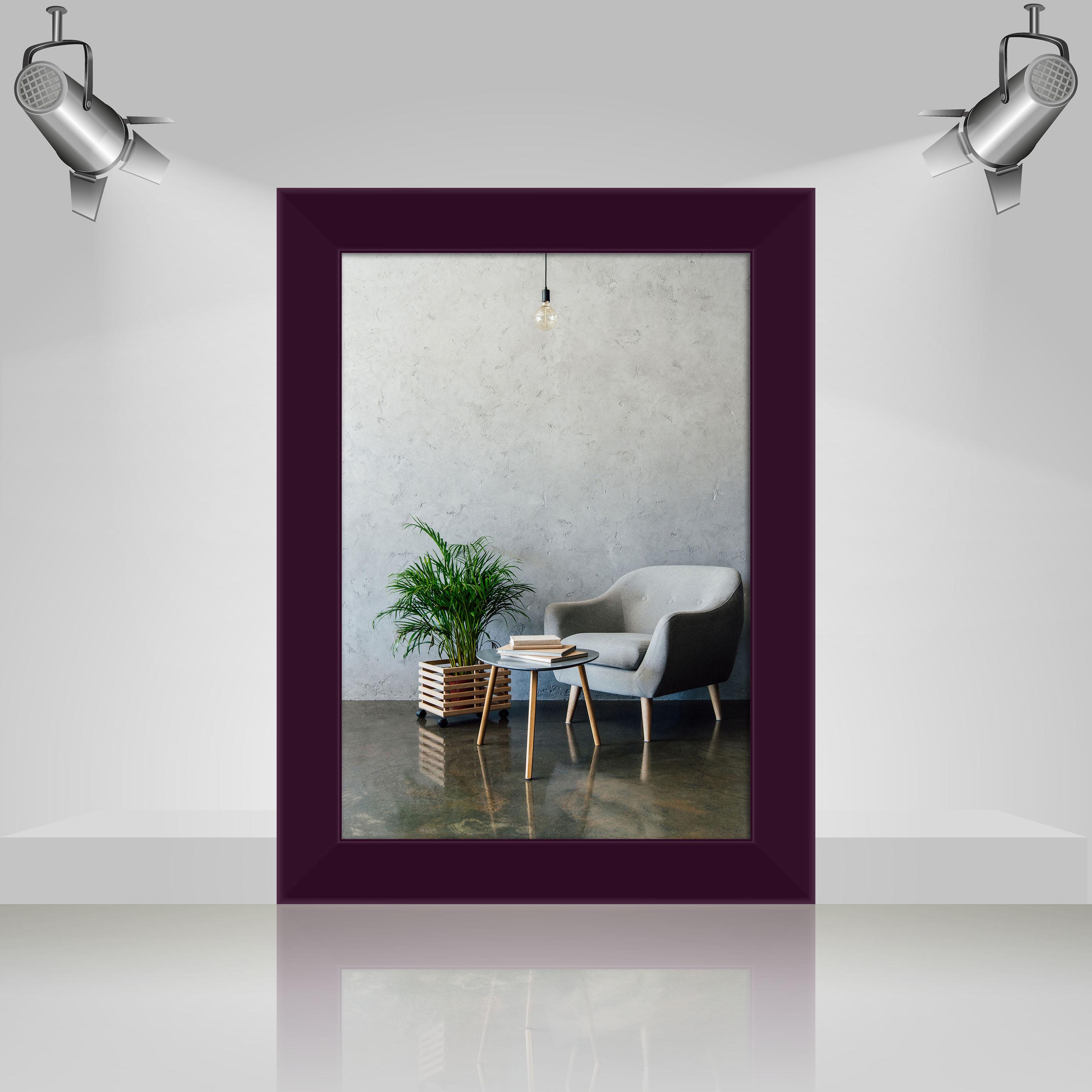 Фоторамка для дипломов деревянная EmojiFrame 21х30 см А4 AH3322-02 пластиковое стекло 0,8 мм Фиолетовый - фото 3 Фоторамка для дипломов деревянная EmojiFrame 21х30 см А4 AH3322-02 пластиковое стекло 0,8 мм Фиолетовый - фото 3