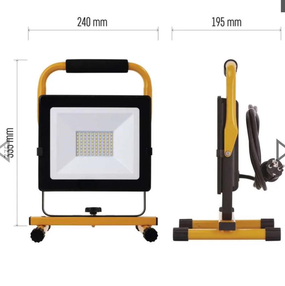 Прожектор переносний рефлектор Emos LED 50W (2241613172) - фото 5