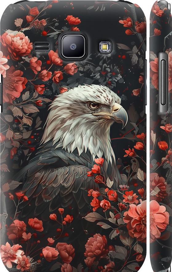 Чехол на Samsung Galaxy J1 J100H Цветочный страж (6102m-104-42517)