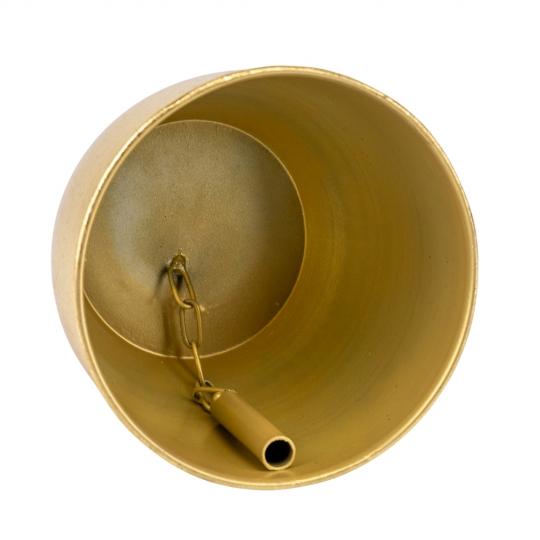 Игрушка на елку металлический колокольчик 19,5х17 см Золотой (150-81-6033-026) - фото 2 Игрушка на елку металлический колокольчик 19,5х17 см Золотой (150-81-6033-026) - фото 2