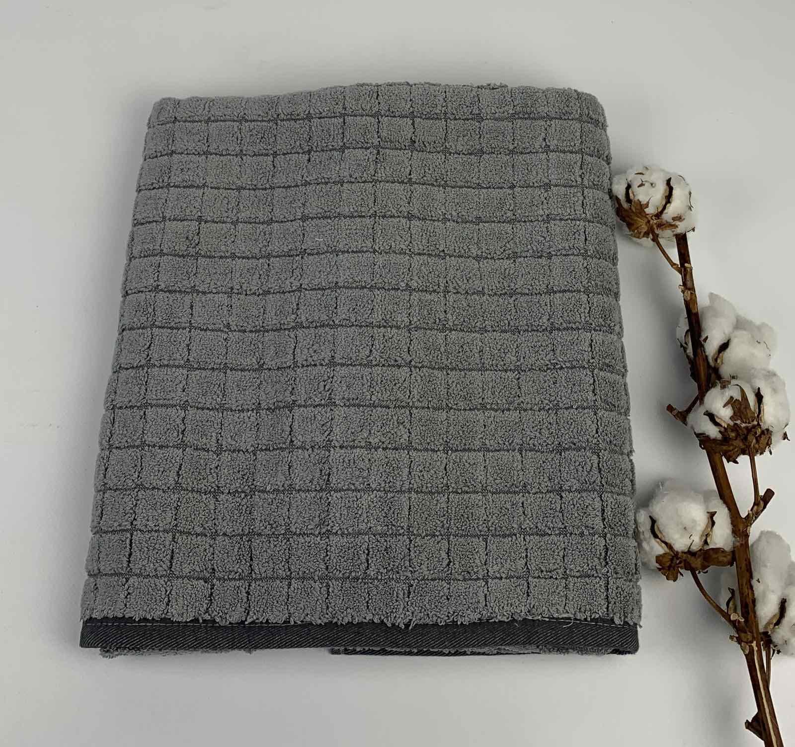 Рушник Pupilla Arya Model-2 70x140 см Сірий (CN31434) - фото 1 Рушник Pupilla Arya Model-2 70x140 см Сірий (CN31434) - фото 1