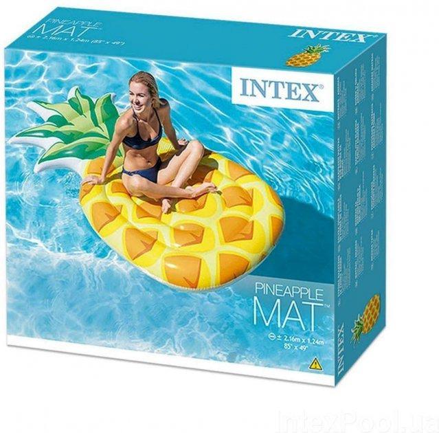 Матрас надувной Intex 58761 Ананас 216х124 см (11074049) - фото 2