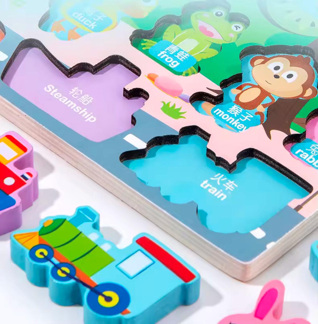 Сортер-пазл магнитный для детей 3в1 с цифрами/фруктами/животными и удочкой деревянный 45х18 см - фото 6 Сортер-пазл магнитный для детей 3в1 с цифрами/фруктами/животными и удочкой деревянный 45х18 см - фото 6