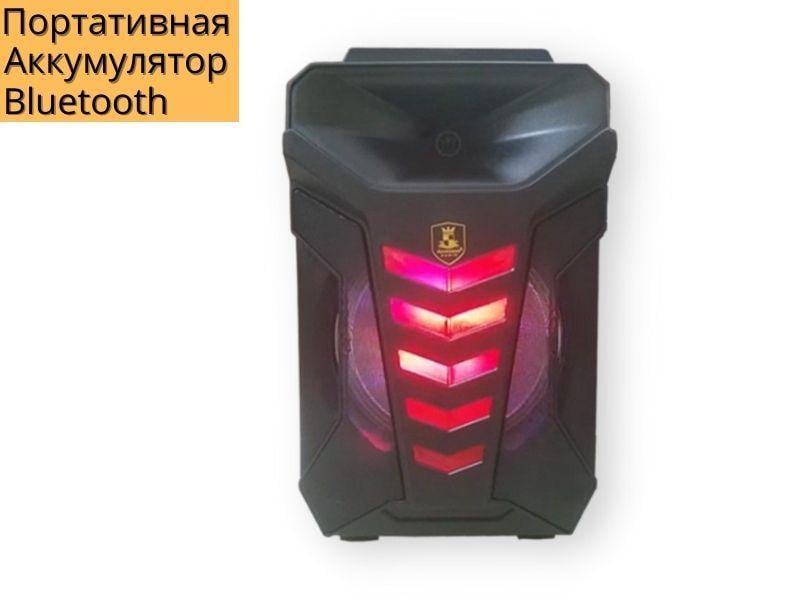 Акустическая система аккумуляторная XPRO CH-4512 60 Вт USB/SD/FM радио/Bluetooth/1 радиомикрофон/ДУ Черный (lp-91704) - фото 2