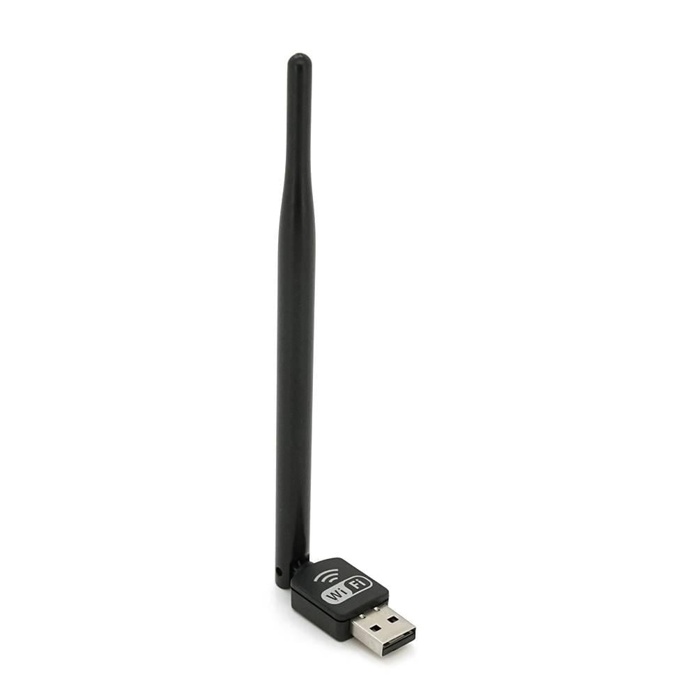 Адаптер бездротовий мережевий з антеною Wi-Fi-USB LV-UW11RK-5DB MTK7601 150Mbps 2,4 GHz Win10/8,1/8/7/XPMac OSX 10,7~ 10,10 and Linux (33568)