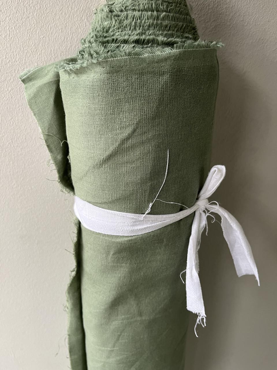 Ткань костюмная LINEN PLUS 150 см 1/8 LINET Зеленый - фото 3 Ткань костюмная LINEN PLUS 150 см 1/8 LINET Зеленый - фото 3
