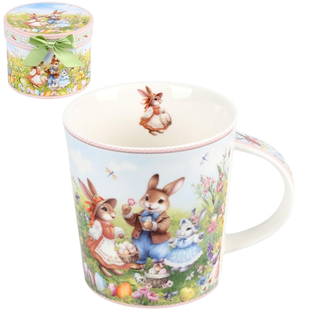 Набор подарочный к Пасхе Easter Tale R40723 чашка с блюдцем для сладостей 320 мл Разноцветный (33353060)