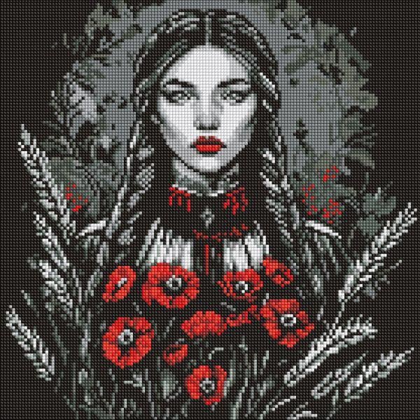 Алмазная мозаика Ideyka Женская сила 40x40 см (Id-AMO8223)