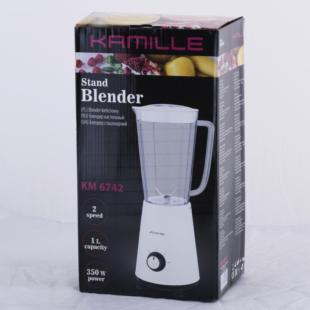 Блендер Kamille KM-6742 стационарный 350 W 1 л - фото 4 Блендер Kamille KM-6742 стационарный 350 W 1 л - фото 4