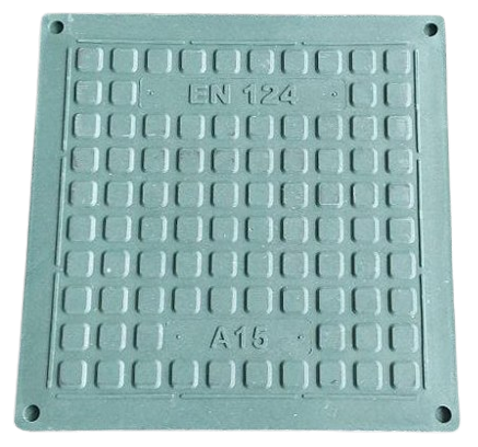 Крышка канализационного люка Войс А15 600х600 мм 4 т Зеленый (voys62) - фото 2 Крышка канализационного люка Войс А15 600х600 мм 4 т Зеленый (voys62) - фото 2