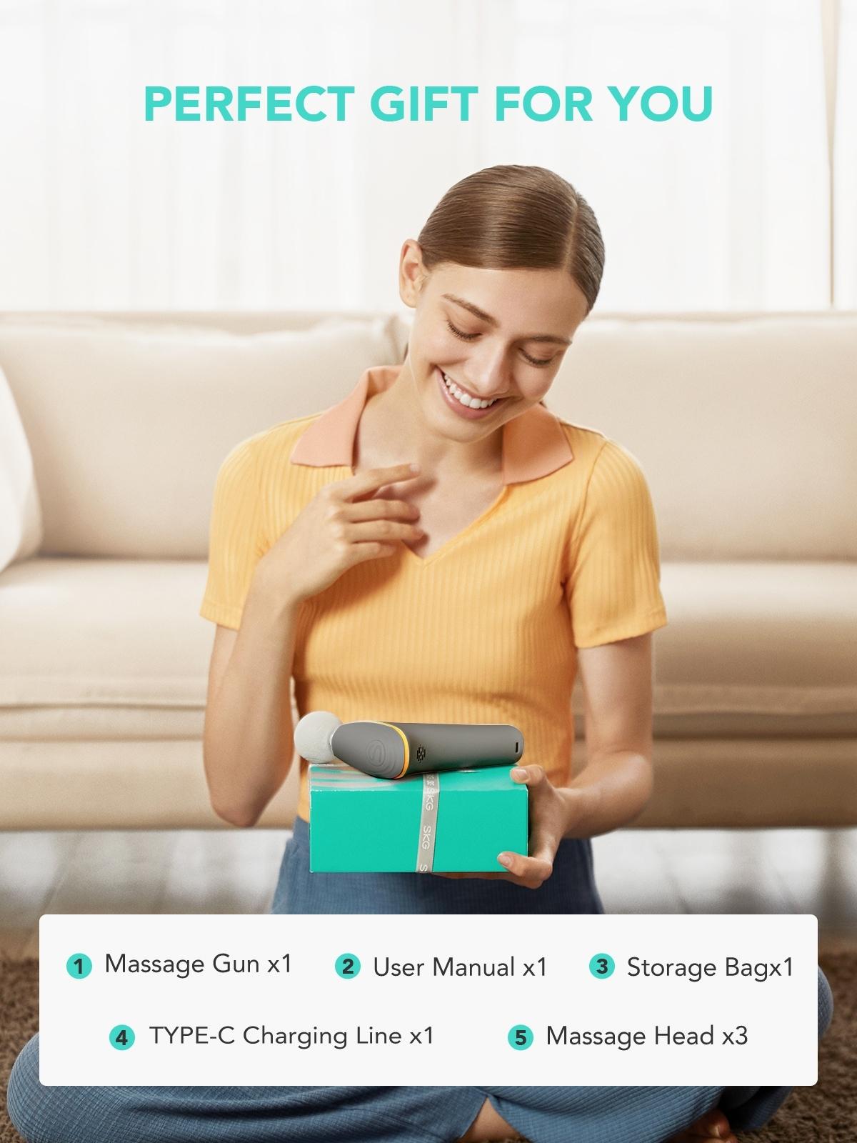 Электромассажер перкуссионный для тела SKG F7E (2635517122) - фото 8 Электромассажер перкуссионный для тела SKG F7E (2635517122) - фото 8