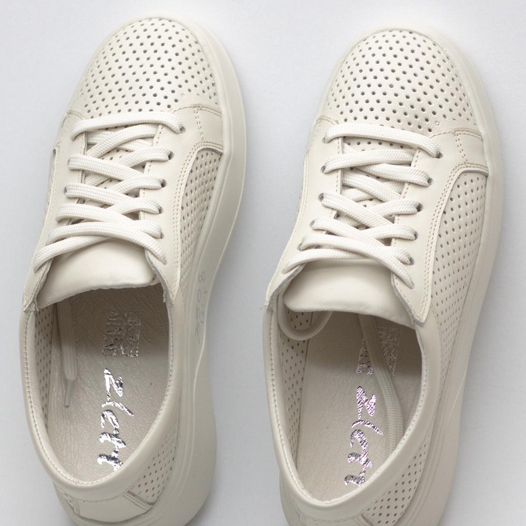 Кеды женские Zlett из натуральной кожи перфорированные р. 37 Молочный (1208) - фото 7 Кеды женские Zlett из натуральной кожи перфорированные р. 37 Молочный (1208) - фото 7