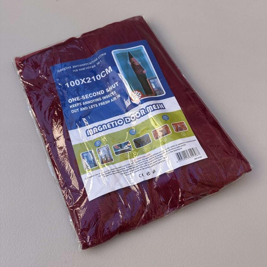 Москітна сітка Magnetic Door Mesh 100-210 100х210 см Бордо (2660744608)