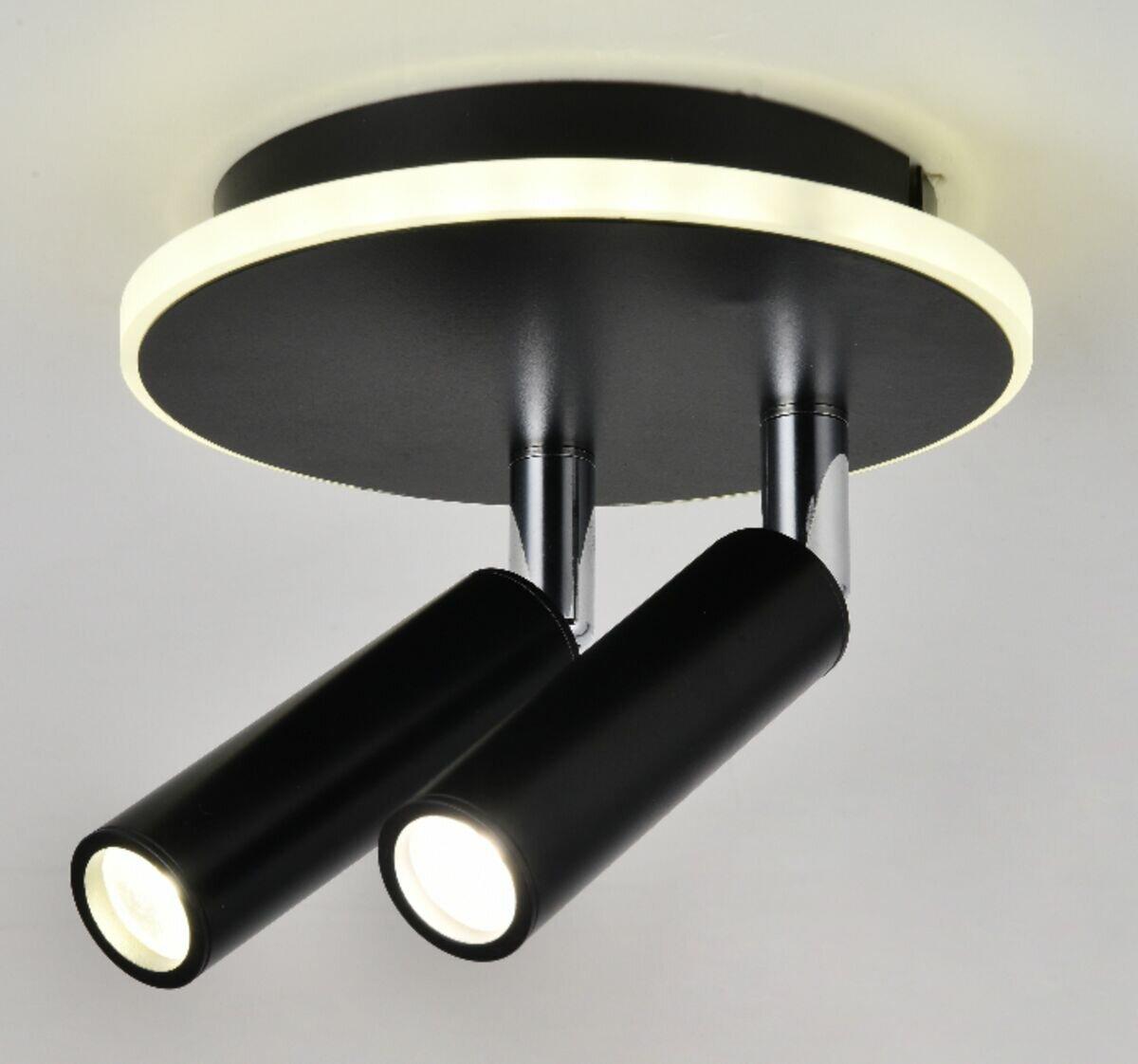 Светильник спот LED Sirius с поворотными плафонами 16W Черный (RT551-2 BK) Светильник спот LED Sirius с поворотными плафонами 16W Черный (RT551-2 BK)