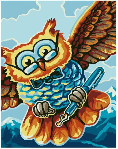 Картина по номерам Brushme Сова Гогена (GX26204) Картина по номерам Brushme Сова Гогена (GX26204)