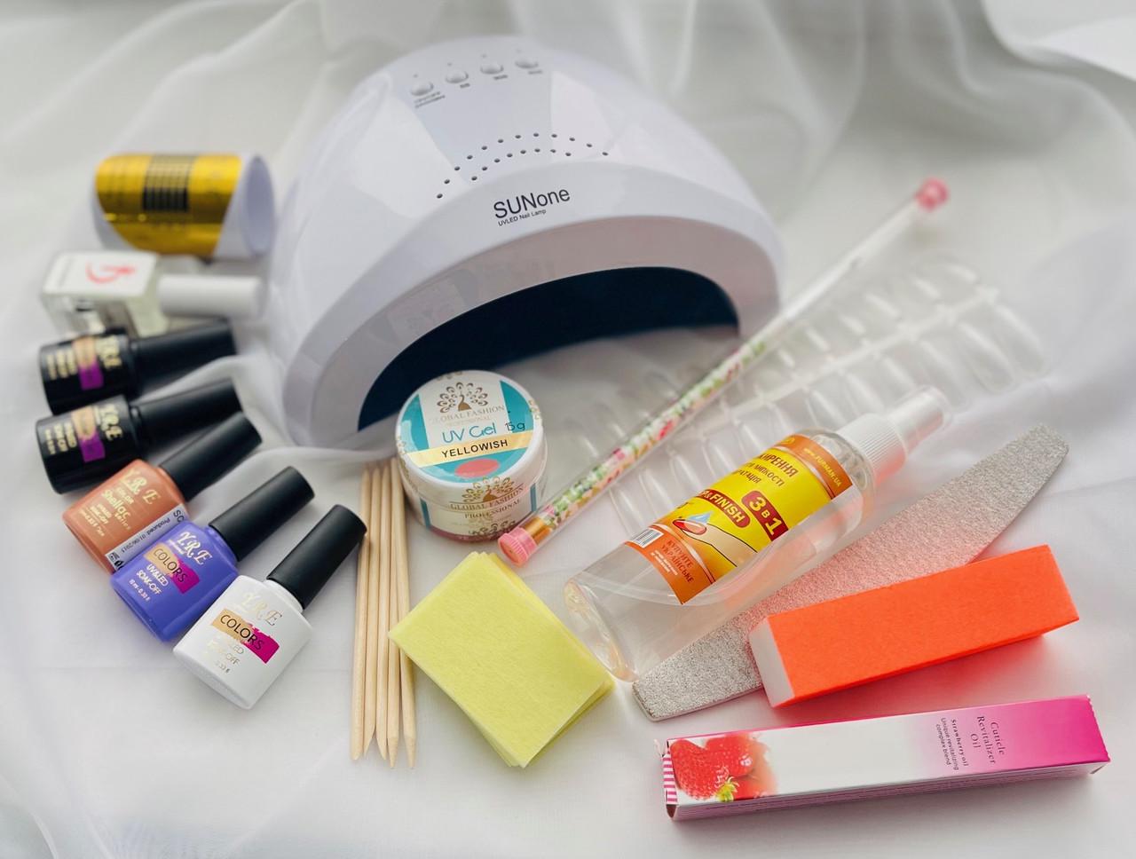 Набор для наращивания ногтей SUN 15 шт.