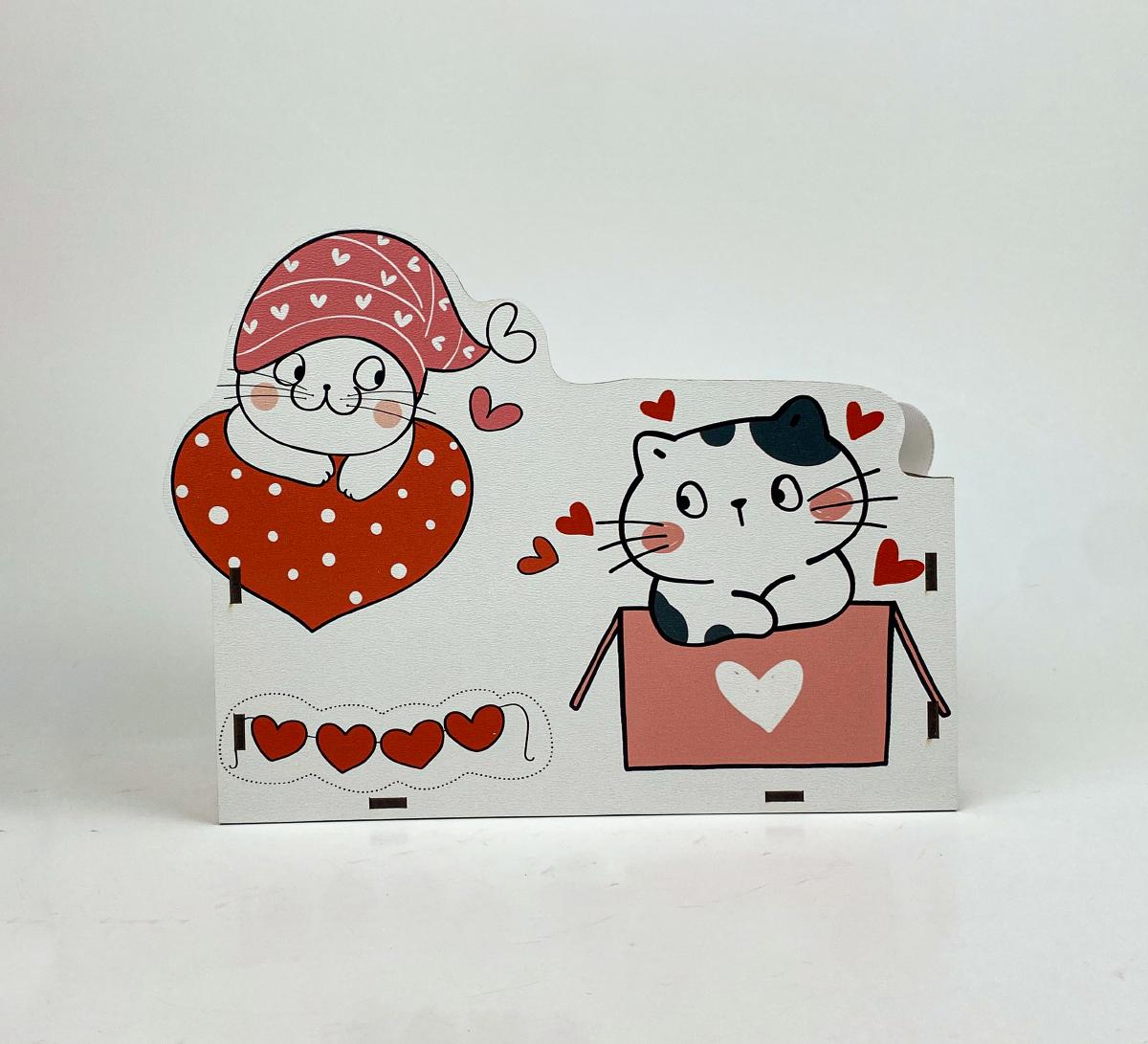 Корзинка "Закохані котики" (5775)